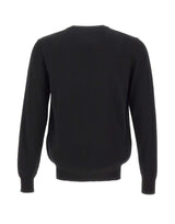 DIKTAT Maglia in lana merinos extrafina BLACK Uomo 