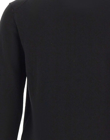 DIKTAT Maglia in lana merinos extrafina BLACK Uomo 
