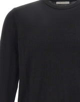 DIKTAT Maglia in lana merinos extrafina BLACK Uomo 