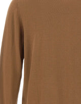 DIKTAT Maglia in lana merinos extrafina BROWN Uomo 