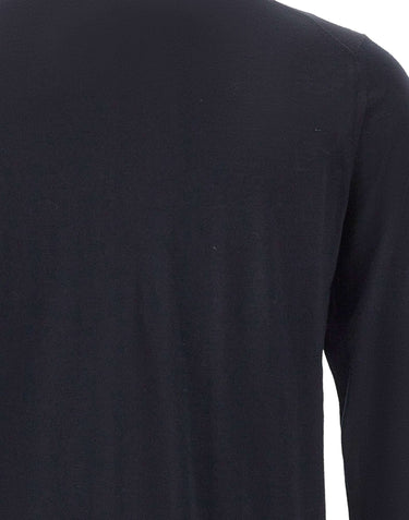 DIKTAT Maglia in lana merinos ultrafina BLUE Uomo 