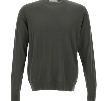 DIKTAT Maglia in lana merinos ultrafina GREEN Uomo 