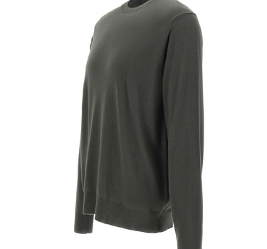 DIKTAT Maglia in lana merinos ultrafina GREEN Uomo 