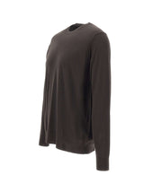 DIKTAT Maglia in lana merinos ultrafina BROWN Uomo 