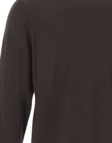 DIKTAT Maglia in lana merinos ultrafina BROWN Uomo 