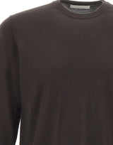DIKTAT Maglia in lana merinos ultrafina BROWN Uomo 