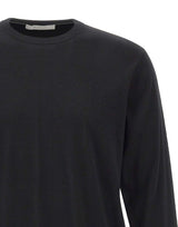 DIKTAT Maglia in lana merinos ultrafina BLACK Uomo 