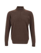 DIKTAT Maglia in lana e cashmere BROWN Uomo 