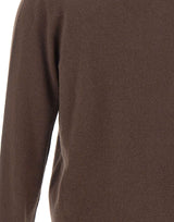 DIKTAT Polo in lana e cashmere BROWN Uomo 