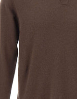 DIKTAT Polo in lana e cashmere BROWN Uomo 