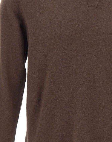 DIKTAT Polo in lana e cashmere BROWN Uomo 