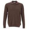 DIKTAT Polo in lana e cashmere BROWN Uomo 