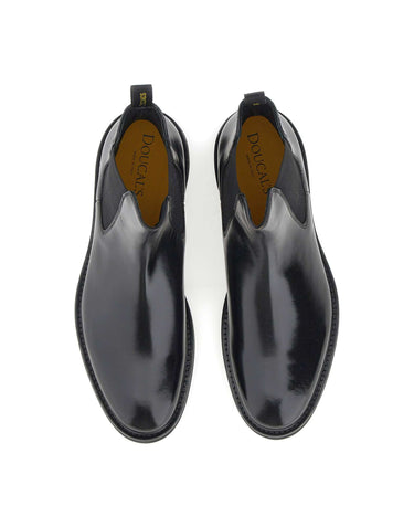 DOUCAL'S Stivaletti in pelle Beatles BLACK Uomo 
