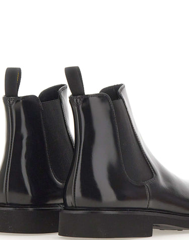 DOUCAL'S Stivaletti in pelle Beatles BLACK Uomo 