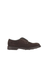 DOUCAL'S Stringate in suede BROWN Uomo 