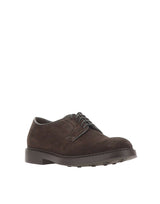 DOUCAL'S Stringate in suede BROWN Uomo 