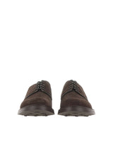 DOUCAL'S Stringate in suede BROWN Uomo 
