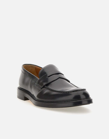 DOUCAL'S Mocassini "Horse" in pelle BLACK Uomo 