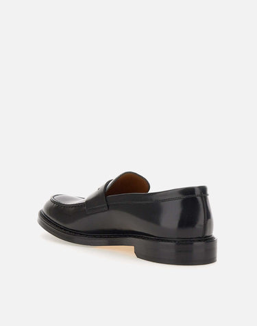 DOUCAL'S Mocassini "Horse" in pelle BLACK Uomo 
