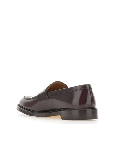 DOUCAL'S Mocassini "Horse" in pelle RED Uomo 