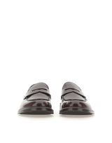 DOUCAL'S Mocassini "Horse" in pelle RED Uomo 