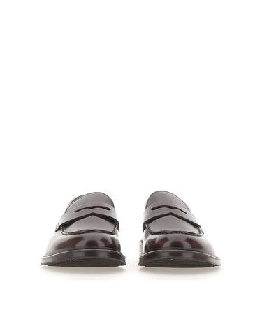 DOUCAL'S Mocassini "Horse" in pelle RED Uomo 