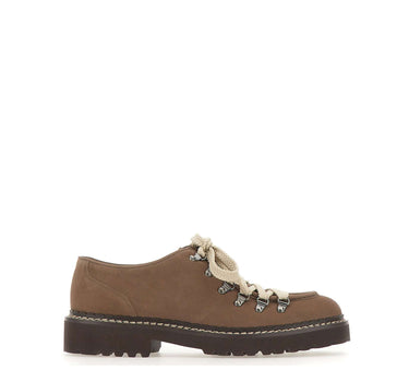 DOUCAL'S Stringate in nabuk BROWN Uomo 