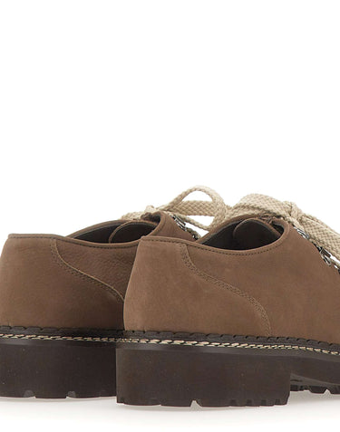 DOUCAL'S Stringate in nabuk BROWN Uomo 