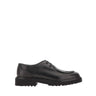 DOUCAL'S Stringata a due fori in pelle BLACK Uomo 
