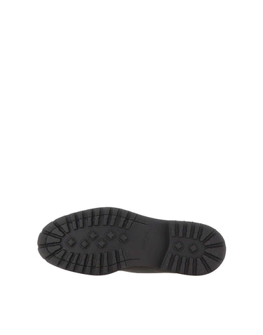 DOUCAL'S Stringata a due fori in pelle BLACK Uomo 