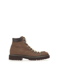 DOUCAL'S Scarponcino stringato in suede BROWN Uomo 