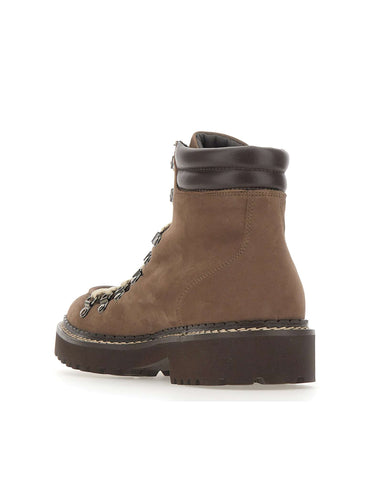 DOUCAL'S Scarponcino stringato in suede BROWN Uomo 