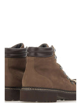 DOUCAL'S Scarponcino stringato in suede BROWN Uomo 