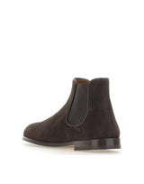 DOUCAL'S Stivaletti Beatles in suede BROWN Uomo 