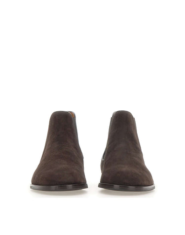 DOUCAL'S Stivaletti Beatles in suede BROWN Uomo 