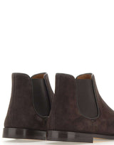 DOUCAL'S Stivaletti Beatles in suede BROWN Uomo 