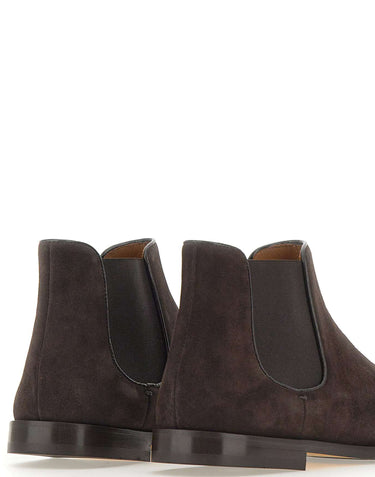 DOUCAL'S Stivaletti Beatles in suede BROWN Uomo 