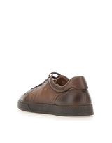 DOUCAL'S Sneakers in pelle nappa BROWN Uomo 