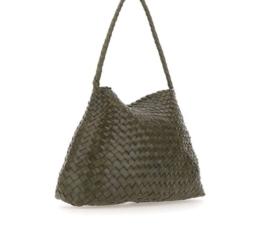 DRAGON DIFFUSION Borsa a spalla "Santa Maria" GREEN Donna 