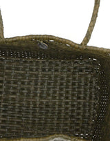 DRAGON DIFFUSION Borsa a spalla "B Weave Basket Small" GREEN Donna 