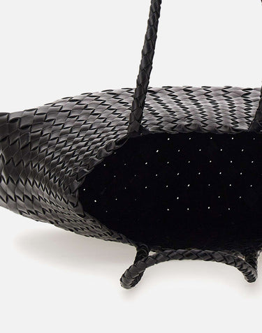 Borsa "Santa Croce Big" in pelle 8892 BLACK DRAGON DIFFUSION 