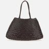 DRAGON DIFFUSION Borsa "Santa Croce" in pelle BROWN Donna 