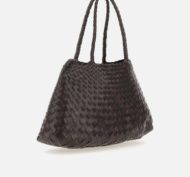 DRAGON DIFFUSION Borsa "Santa Croce" in pelle BROWN Donna 