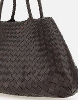 DRAGON DIFFUSION Borsa "Santa Croce" in pelle BROWN Donna 
