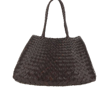 DRAGON DIFFUSION Borsa "Santa Croce" in pelle BROWN Donna 