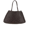 DRAGON DIFFUSION Borsa "Santa Croce" in pelle BROWN Donna 