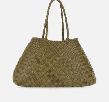 DRAGON DIFFUSION Borsa a spalla "Santa Croce Big" GREEN Donna 