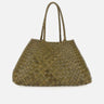 DRAGON DIFFUSION Borsa a spalla "Santa Croce Big" GREEN Donna 