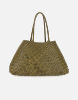DRAGON DIFFUSION Borsa a spalla "Santa Croce Big" GREEN Donna 