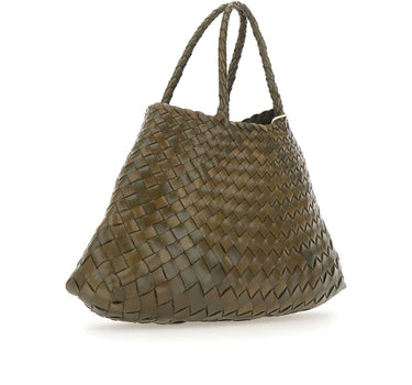 DRAGON DIFFUSION Borsa a mano "Santa Croce Small" GREEN Donna 
